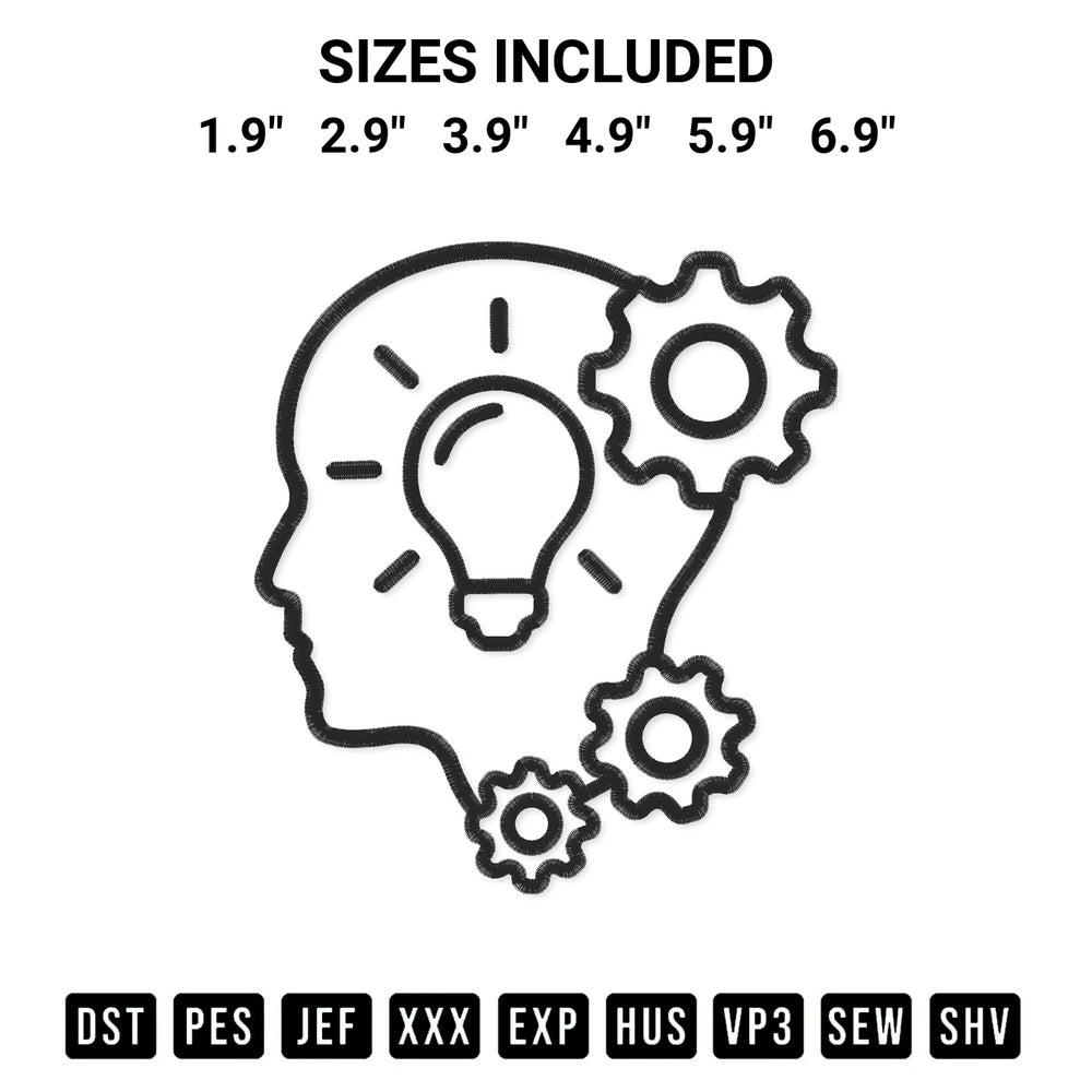 Transform your fabrics with the Skill Icon Head Embroidery Design embroidery design. Instant access to premium digitized patterns at Designspacks.com. Available sizes: 1.9", 2.9", 3.9", 4.9", 5.9", 6.9".