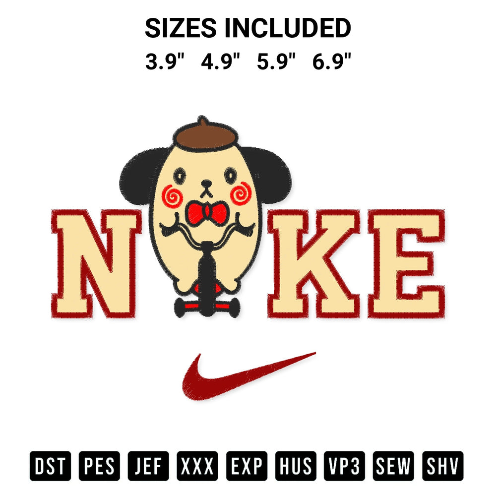 Elevate your next project with our Nike Pompompurin Halloween Embroidery Design embroidery file. Shop high-quality digital patterns instantly at Designspacks.com. Available sizes: 3.9", 4.9", 5.9", 6.9".