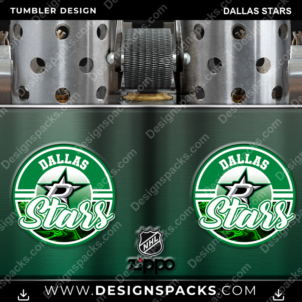 Ice Hockey Zippo Lighter Dallas Stars NHL Hockey Tumbler Digital Wrap Design Download