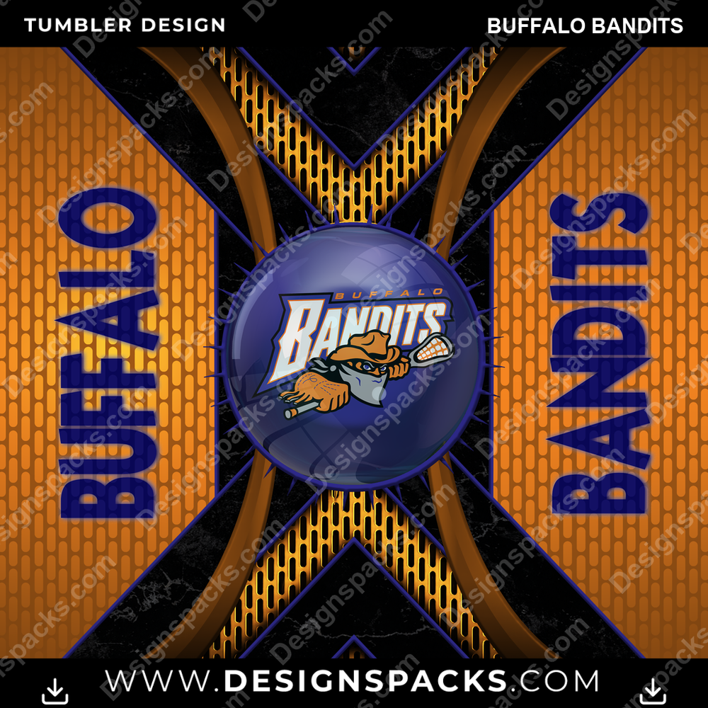 Lacrosse Metal Grating Buffalo Bandits PLL Lacrosse Tumbler Digital Wrap Design Download