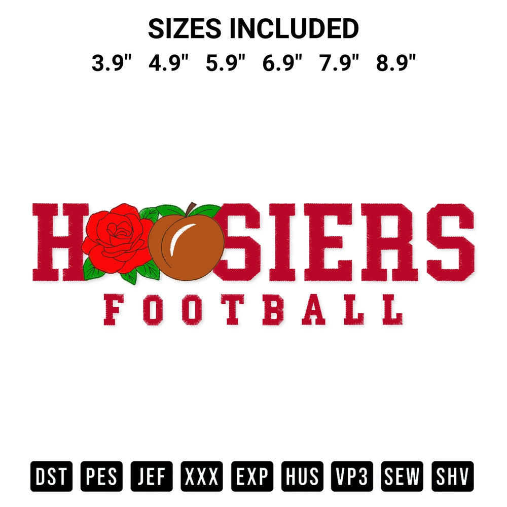 Stitch like a pro with the Indiana Hoosiers Rose Bowl Embroidery Design embroidery pattern from Designspacks.com. High-quality digital machine embroidery file. Available sizes: 3.9", 4.9", 5.9", 6.9", 7.9", 8.9".