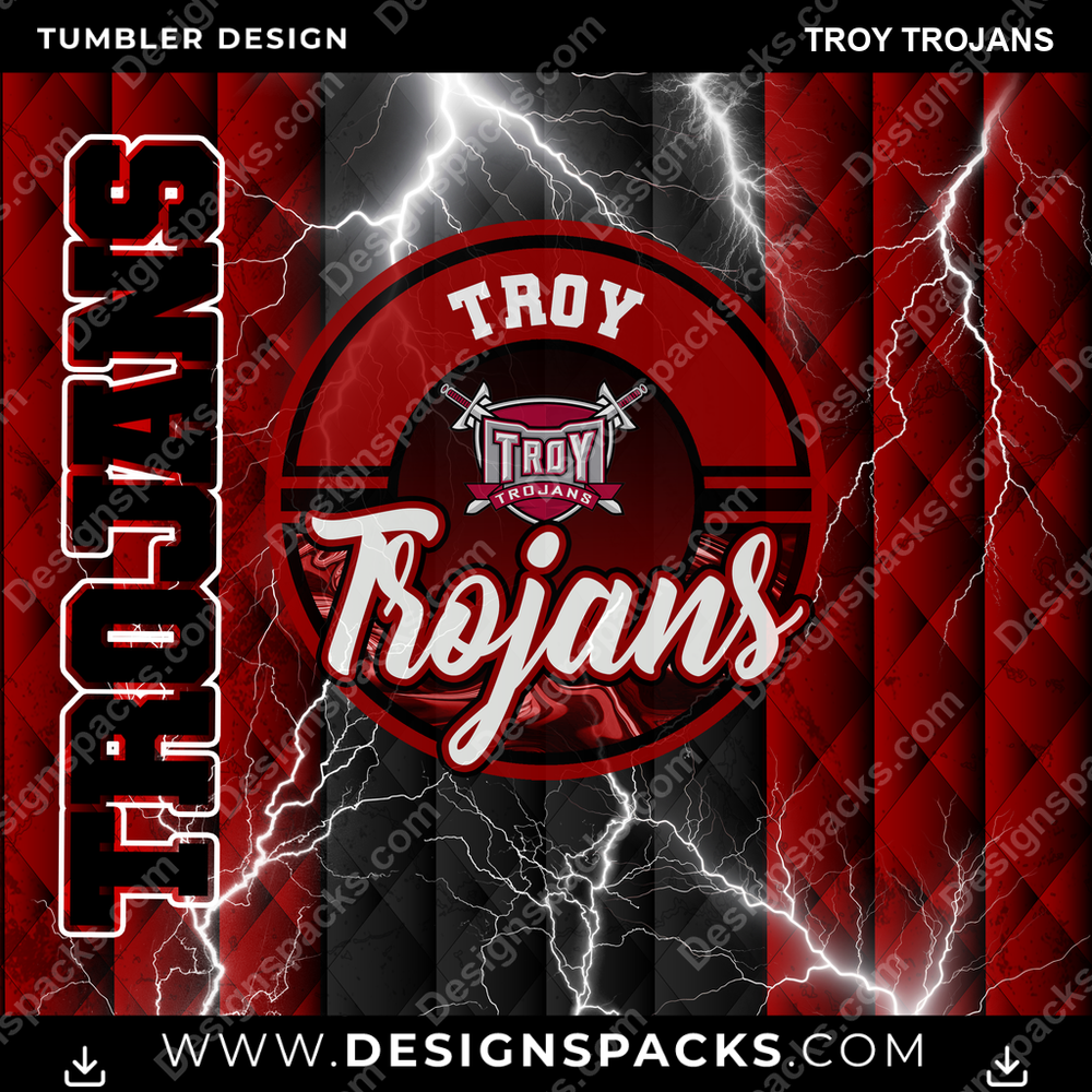 College Sport Diamond Troy Trojans NCAA College Sport Tumbler Digital Wrap Design Download