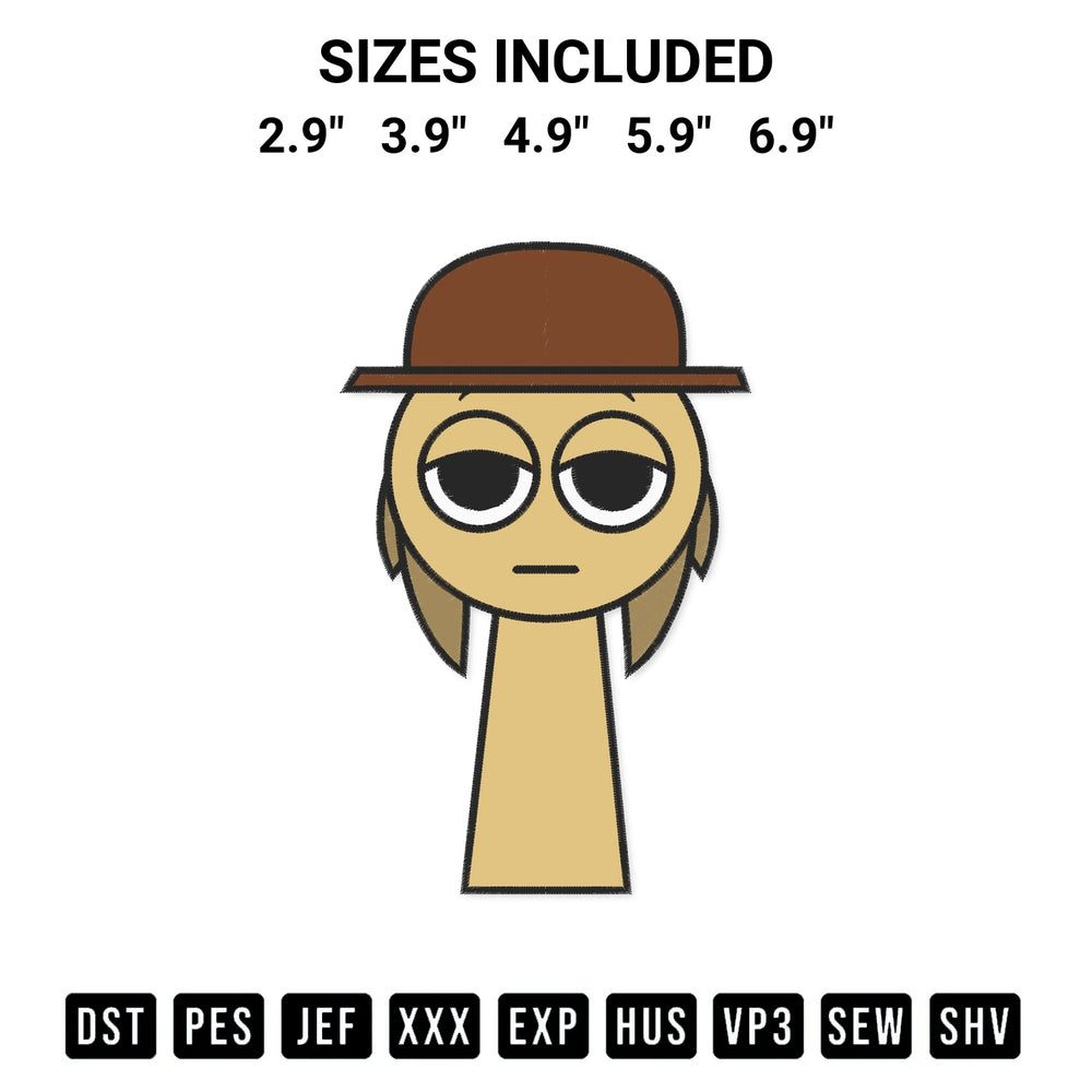 Looking for the perfect pattern? Download the Tunner Incredibox Sprunki Embroidery Design embroidery design today at Designspacks.com. Crisp, clean stitching guaranteed. Available sizes: 2.9", 3.9", 4.9", 5.9", 6.9".