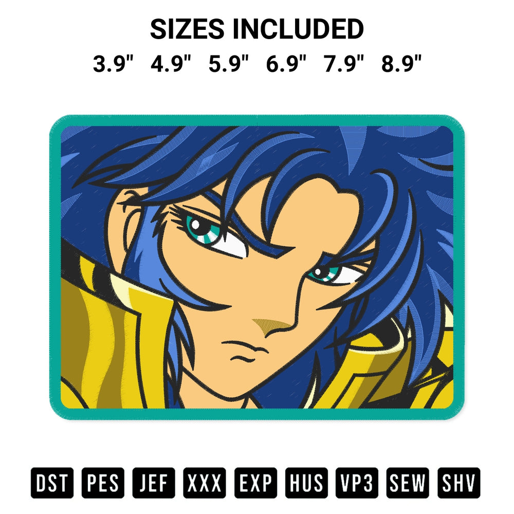 Get the Gemini Kanon Anime Embroidery Design embroidery design for your custom crafts! Premium digitized files available for instant download at Designspacks.com. Available sizes: 3.9", 4.9", 5.9", 6.9", 7.9", 8.9".
