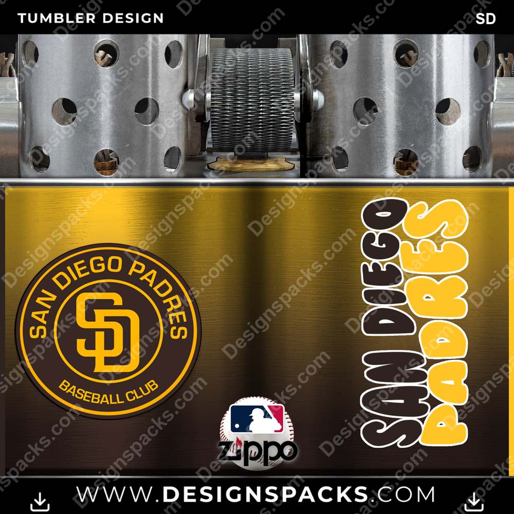 Baseball Zippo Lighter SD Tumbler Digital Wrap Design