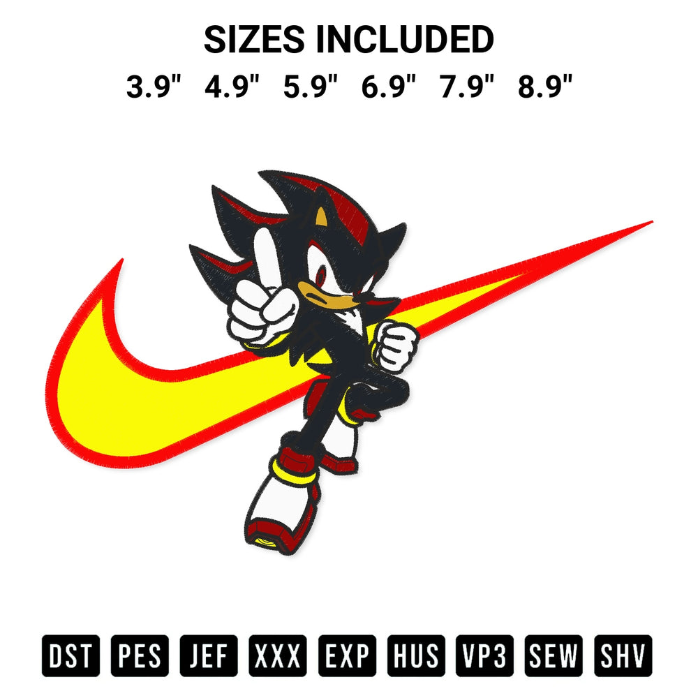 Download the Swoosh Shadow Embroidery Design machine embroidery design exclusively at Designspacks.com. Premium digitized pattern for apparel and DIY crafts. Available sizes: 3.9", 4.9", 5.9", 6.9", 7.9", 8.9".