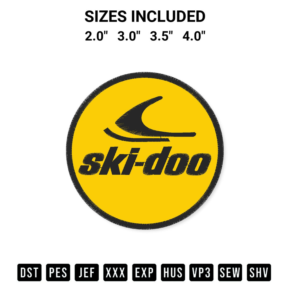 Discover the perfect addition to your crafting collection: Ski Doo Embroidery Design embroidery file. Instantly available at Designspacks.com. Available sizes: 2.0", 3.0", 3.5", 4.0".