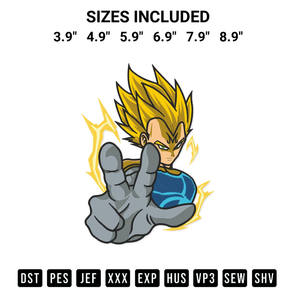 Get the Dragon Ball Z Goku Embroidery Design embroidery design for your custom crafts! Premium digitized files available for instant download at Designspacks.com. Available sizes: 3.9", 4.9", 5.9", 6.9", 7.9", 8.9".