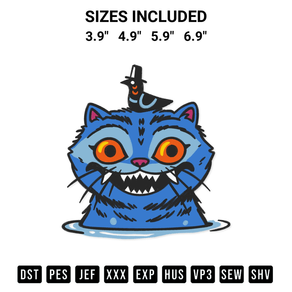 Add a unique touch to your apparel with the Derpy Tiger And Bird Sussie Embroidery Design embroidery file. Premium instant download available now on Designspacks.com. Available sizes: 3.9", 4.9", 5.9", 6.9".