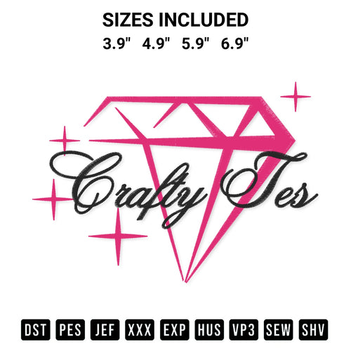 Get the Cralty Fes Embroidery Design embroidery design for your custom crafts! Premium digitized files available for instant download at Designspacks.com. Available sizes: 3.9
