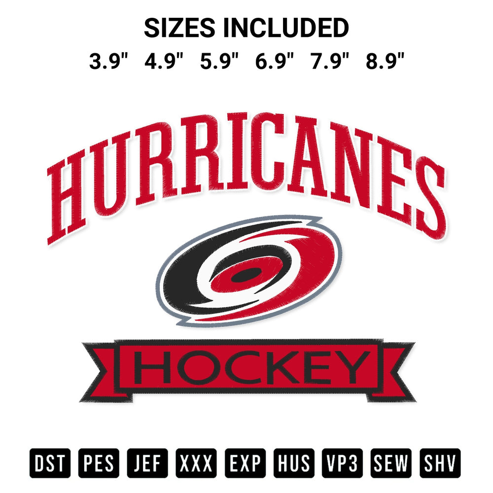 Discover the perfect addition to your crafting collection: Carolina Hurricanes Vintage Hockey Embroidery Design embroidery file. Instantly available at Designspacks.com. Available sizes: 3.9", 4.9", 5.9", 6.9", 7.9", 8.9".