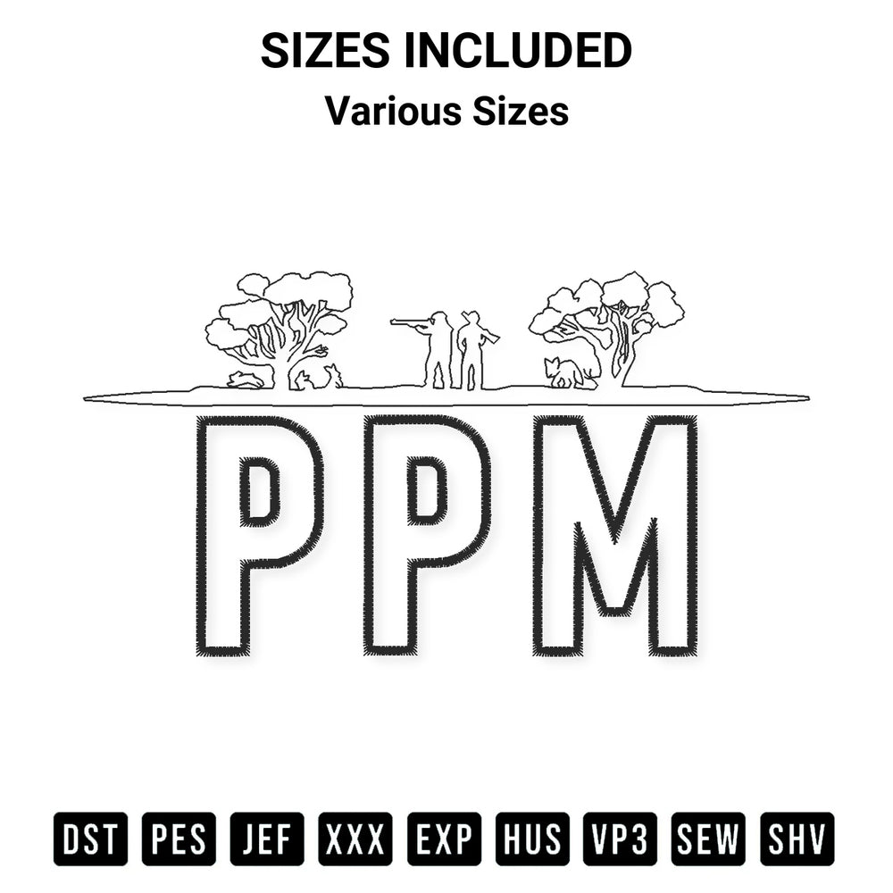 Stitch like a pro with the Ppm Logo Embroidery Design embroidery pattern from Designspacks.com. High-quality digital machine embroidery file. Available sizes: Various Sizes.