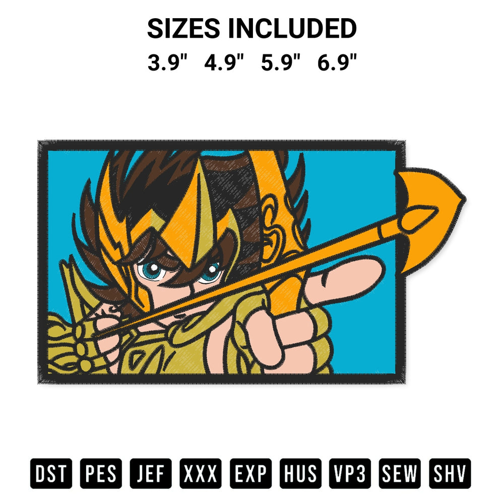 Elevate your next project with our Pegasus Seiya Embroidery Design embroidery file. Shop high-quality digital patterns instantly at Designspacks.com. Available sizes: 3.9", 4.9", 5.9", 6.9".