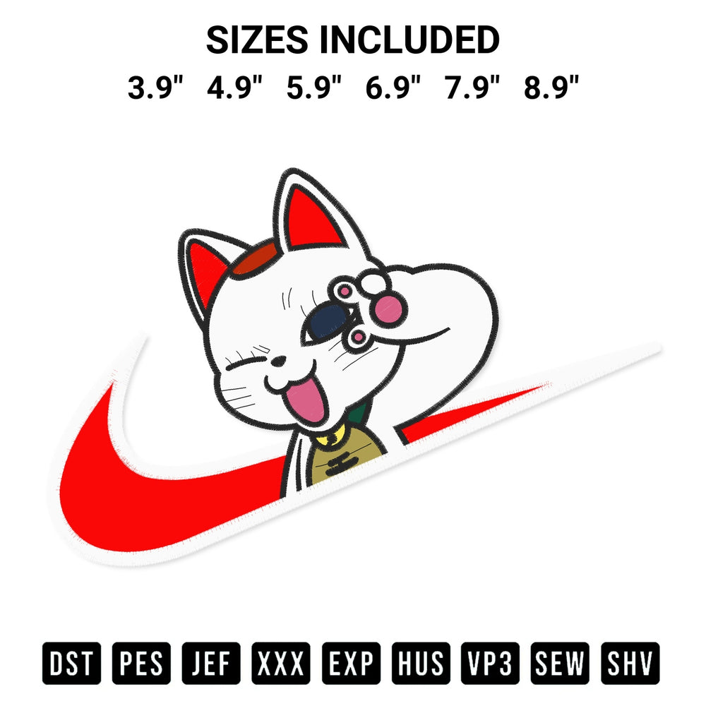 Download the Swoosh Turbo Granny Embroidery Design machine embroidery design exclusively at Designspacks.com. Premium digitized pattern for apparel and DIY crafts. Available sizes: 3.9", 4.9", 5.9", 6.9", 7.9", 8.9".