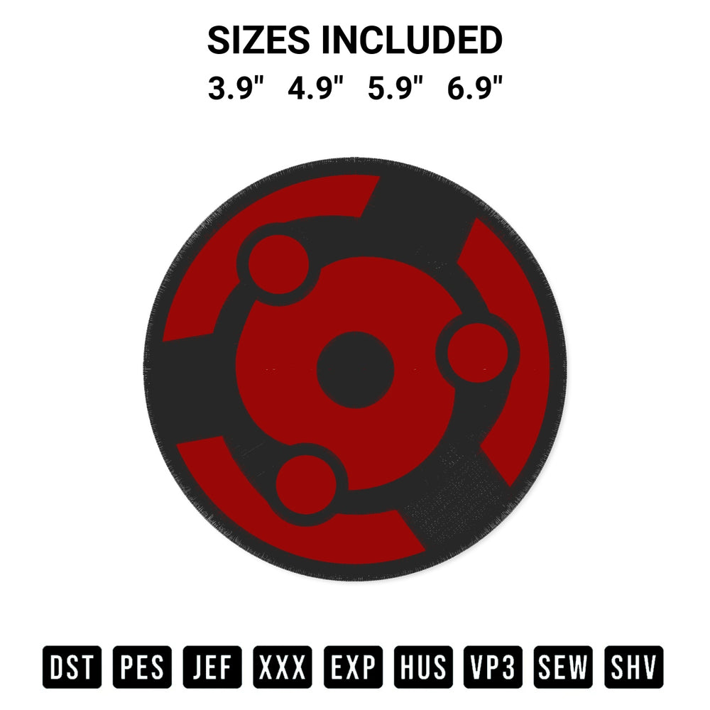 Download the Madara Eyes Embroidery Design machine embroidery design exclusively at Designspacks.com. Premium digitized pattern for apparel and DIY crafts. Available sizes: 3.9", 4.9", 5.9", 6.9".