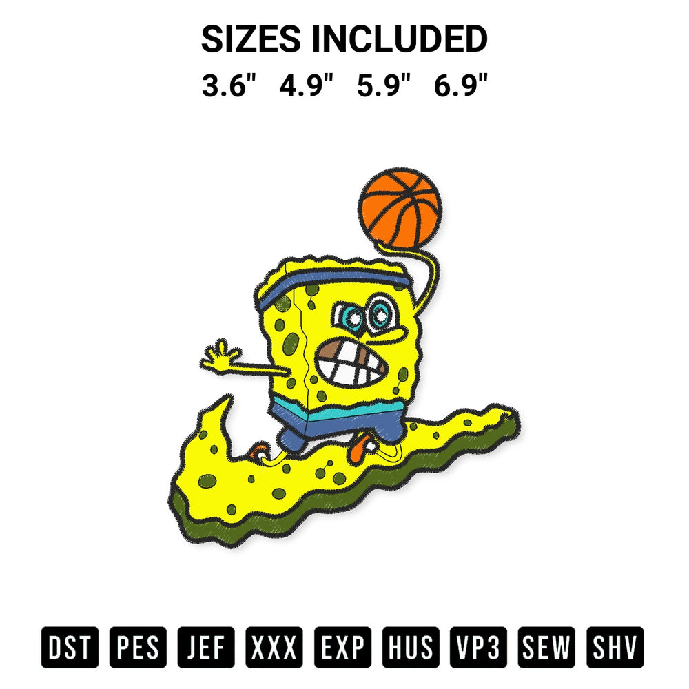 Discover the perfect addition to your crafting collection: Nike Spongebob Squarepants Embroidery Design embroidery file. Instantly available at Designspacks.com. Available sizes: 3.6", 4.9", 5.9", 6.9".