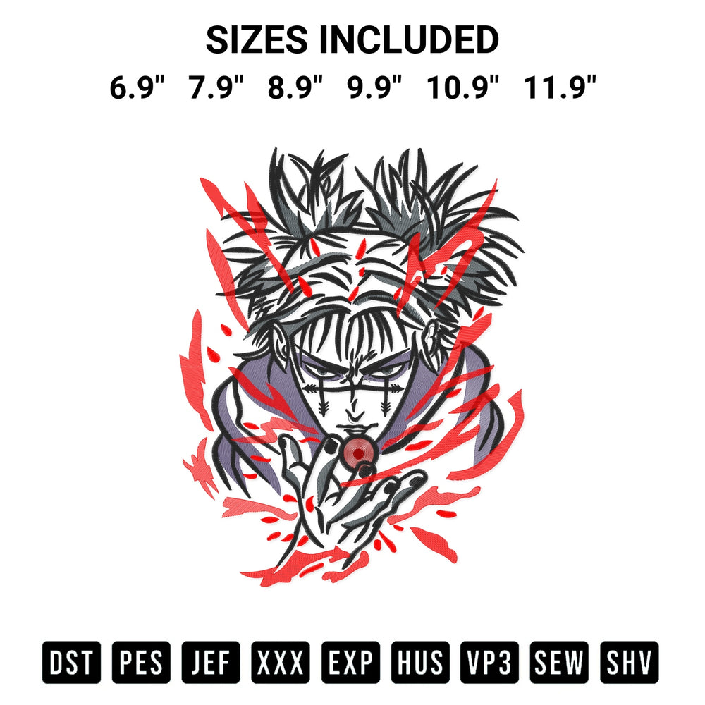 Get the Pattern Blood Manipulation Embroidery Design embroidery design for your custom crafts! Premium digitized files available for instant download at Designspacks.com. Available sizes: 6.9", 7.9", 8.9", 9.9", 10.9", 11.9".