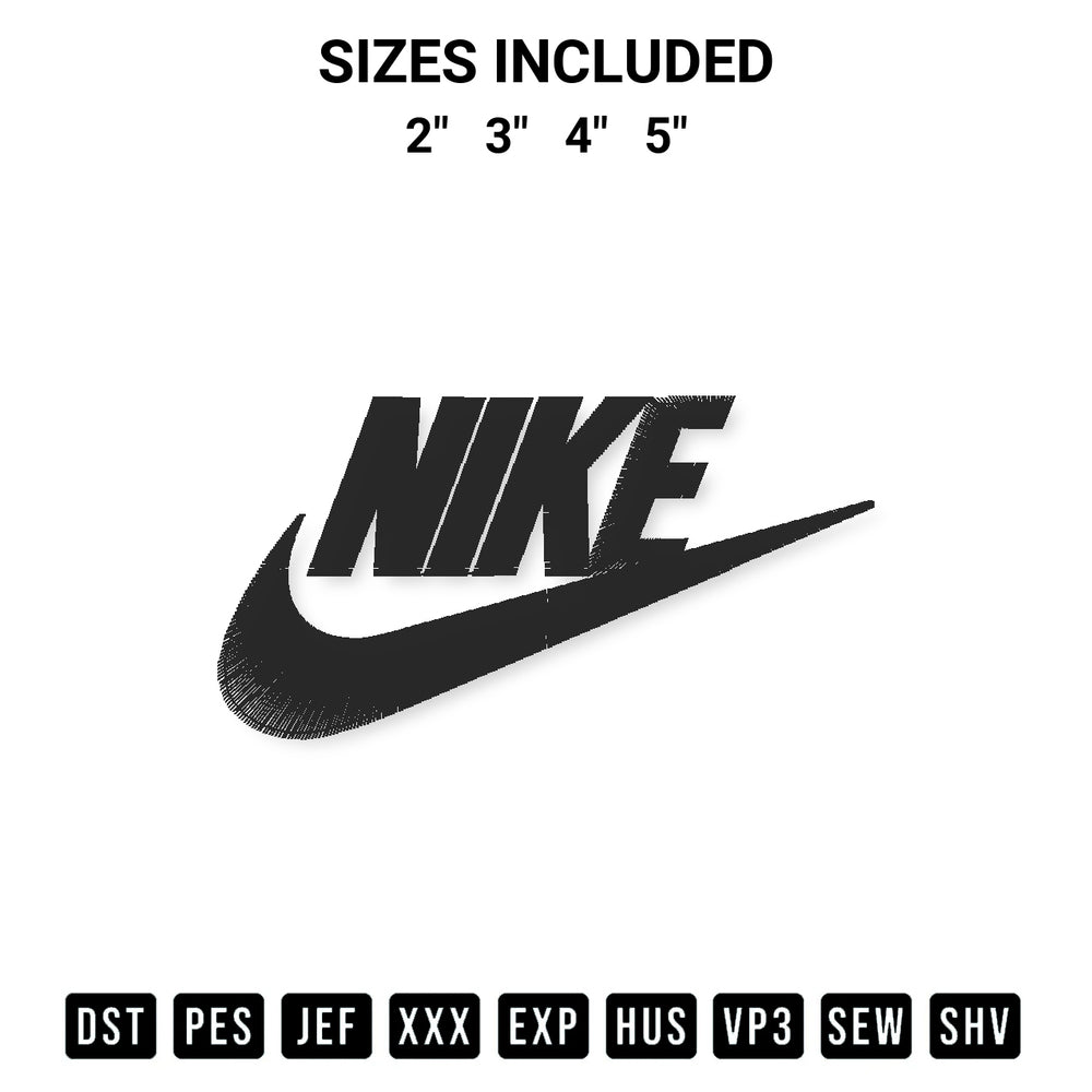 Transform your fabrics with the Nike Logo Embroidery Design embroidery design. Instant access to premium digitized patterns at Designspacks.com. Available sizes: 2", 3", 4", 5".