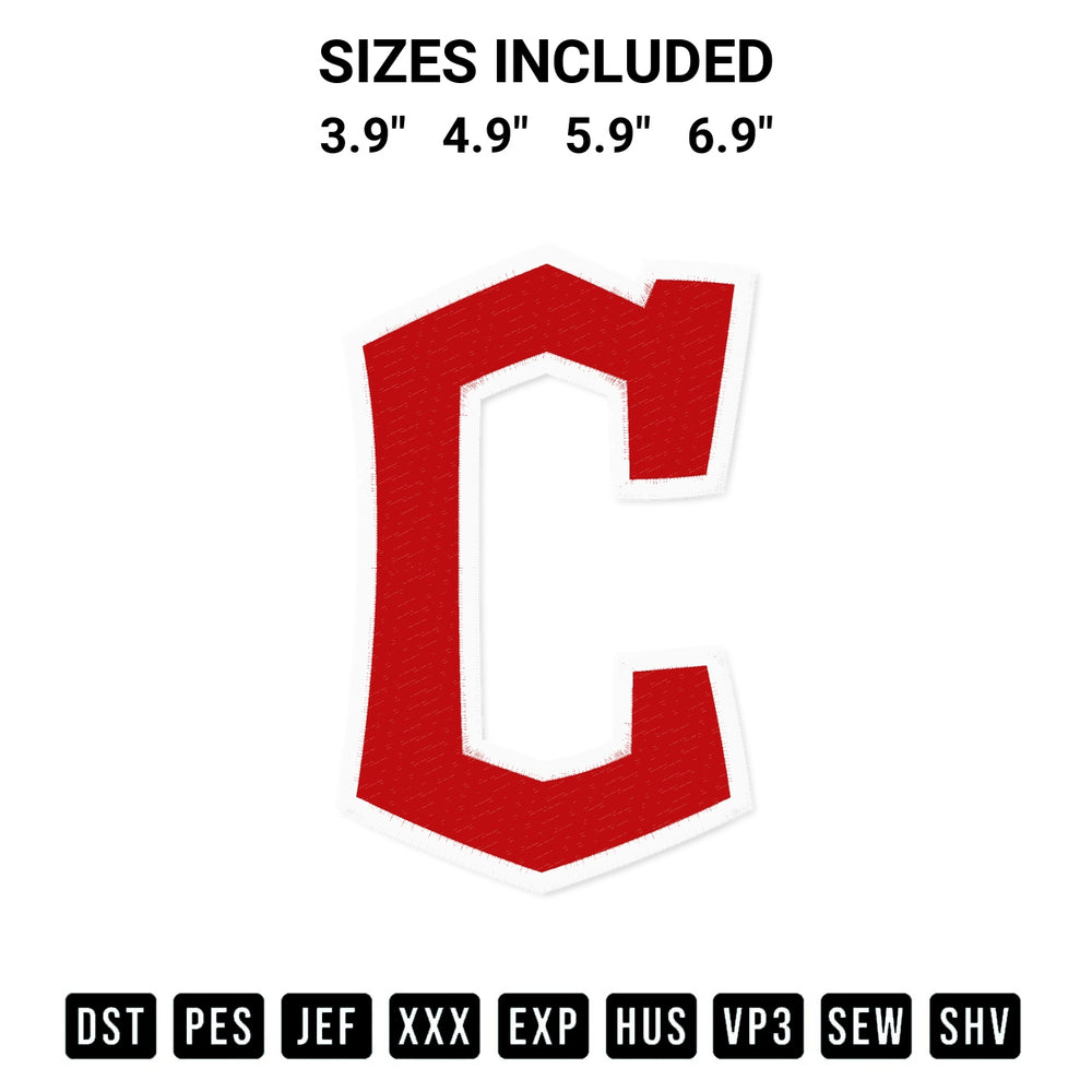 Looking for the perfect pattern? Download the Cleveland Guardians Logo Embroidery Design embroidery design today at Designspacks.com. Crisp, clean stitching guaranteed. Available sizes: 3.9", 4.9", 5.9", 6.9".