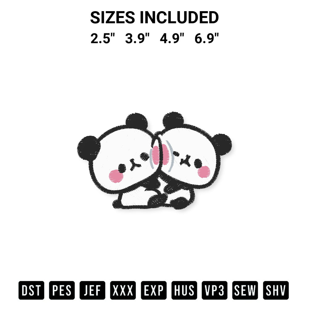 Shop the Mochi Mochi Panda Embroidery Design machine embroidery pattern at Designspacks.com. Beautifully digitized for flawless stitching on any fabric. Available sizes: 2.5", 3.9", 4.9", 6.9".