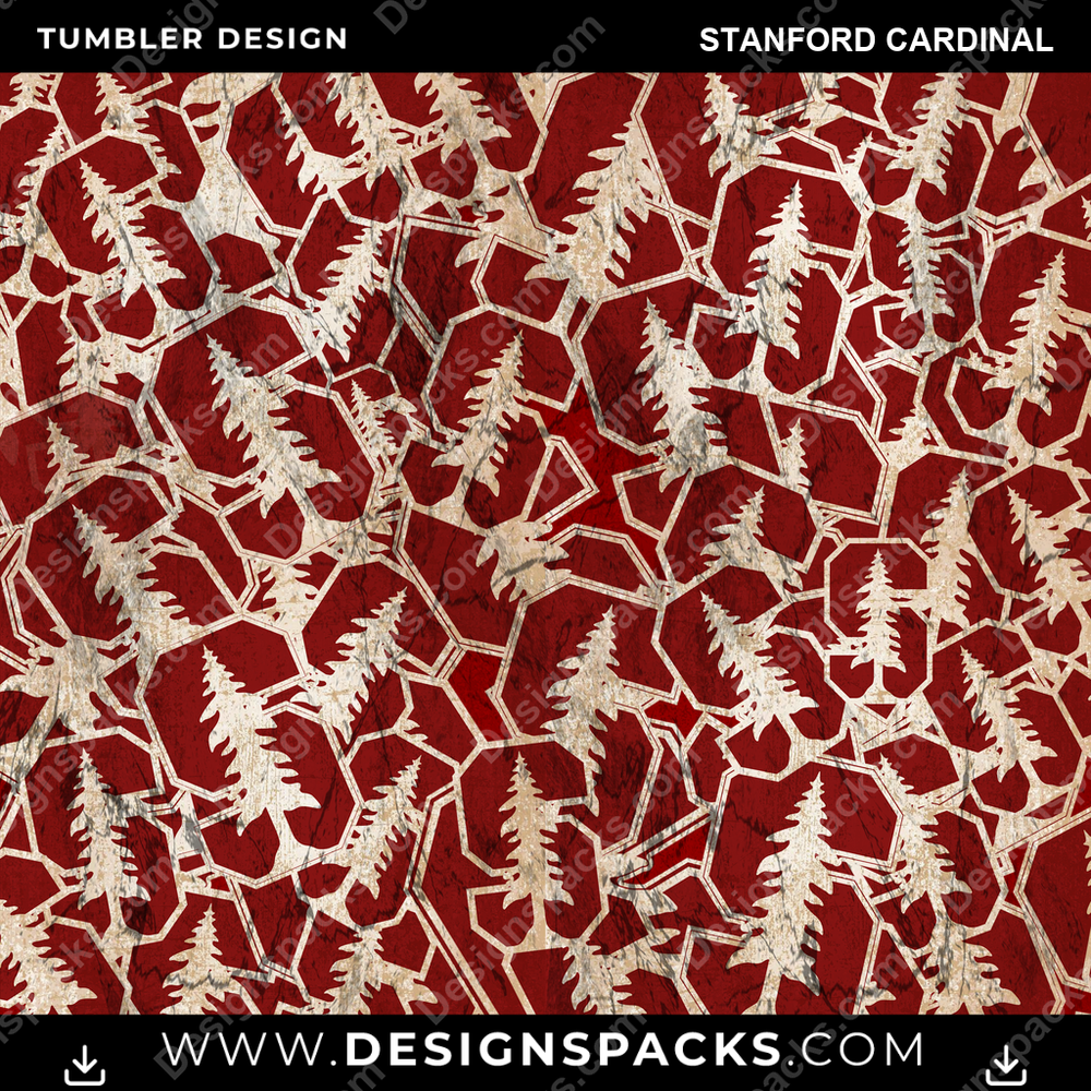 College Sport Logo BG Stanford Cardinal NCAA College Sport Tumbler Digital Wrap Design Download