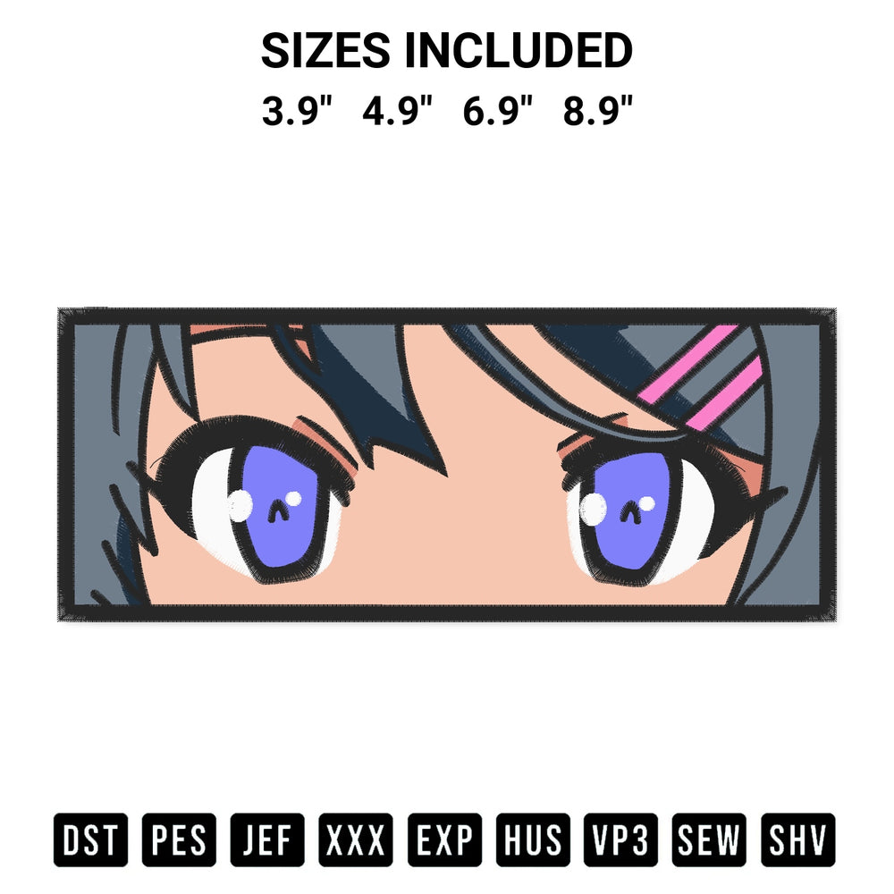Shop the Mai Sakurajima Anime Embroidery Design machine embroidery pattern at Designspacks.com. Beautifully digitized for flawless stitching on any fabric. Available sizes: 3.9", 4.9", 6.9", 8.9".