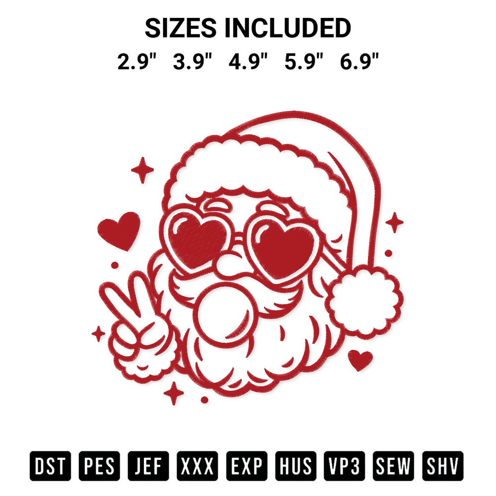 Get the Santa Bubble Gum Christmas Embroidery Design embroidery design for your custom crafts! Premium digitized files available for instant download at Designspacks.com. Available sizes: 2.9", 3.9", 4.9", 5.9", 6.9".