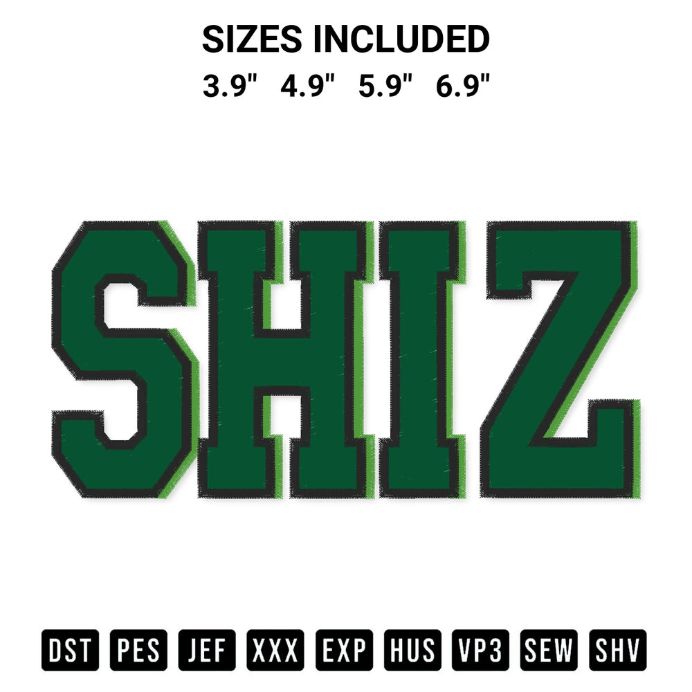 Download the Shiz Elphaba Glinda Embroidery Design machine embroidery design exclusively at Designspacks.com. Premium digitized pattern for apparel and DIY crafts. Available sizes: 3.9", 4.9", 5.9", 6.9".