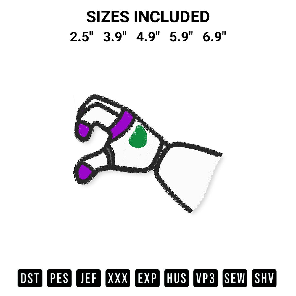 Elevate your next project with our Buzz Hand Embroidery Design embroidery file. Shop high-quality digital patterns instantly at Designspacks.com. Available sizes: 2.5", 3.9", 4.9", 5.9", 6.9".