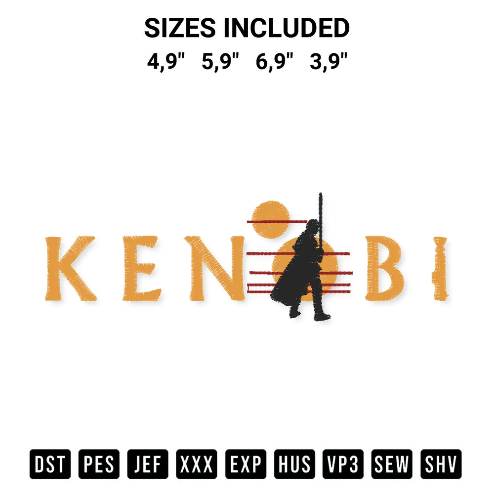 Looking for the perfect pattern? Download the Star Wars Obi Wan Kenobi Star Wars Movies Logo Embroidery Design embroidery design today at Designspacks.com. Crisp, clean stitching guaranteed. Available sizes: 4,9", 5,9", 6,9", 3,9".