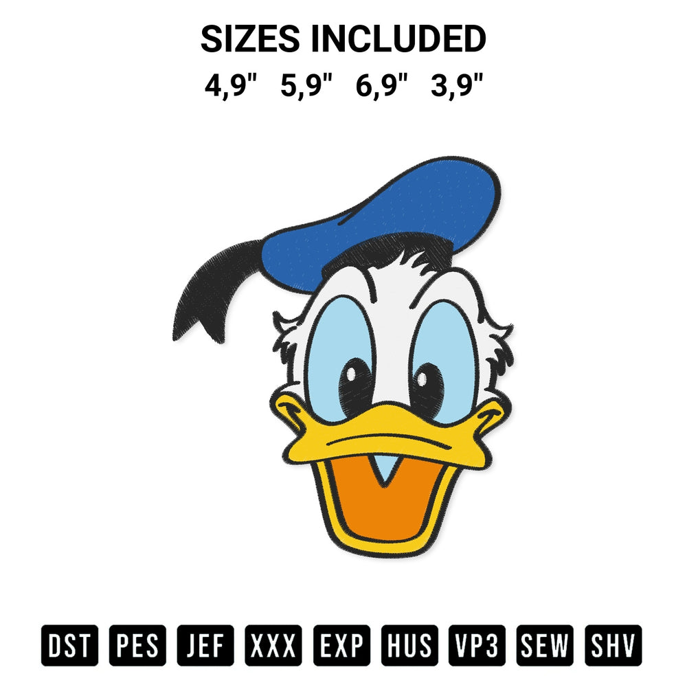 Stitch like a pro with the Donald Duck Disney Matching Disney Family Vacation Embroidery Design embroidery pattern from Designspacks.com. High-quality digital machine embroidery file. Available sizes: 4,9", 5,9", 6,9", 3,9".