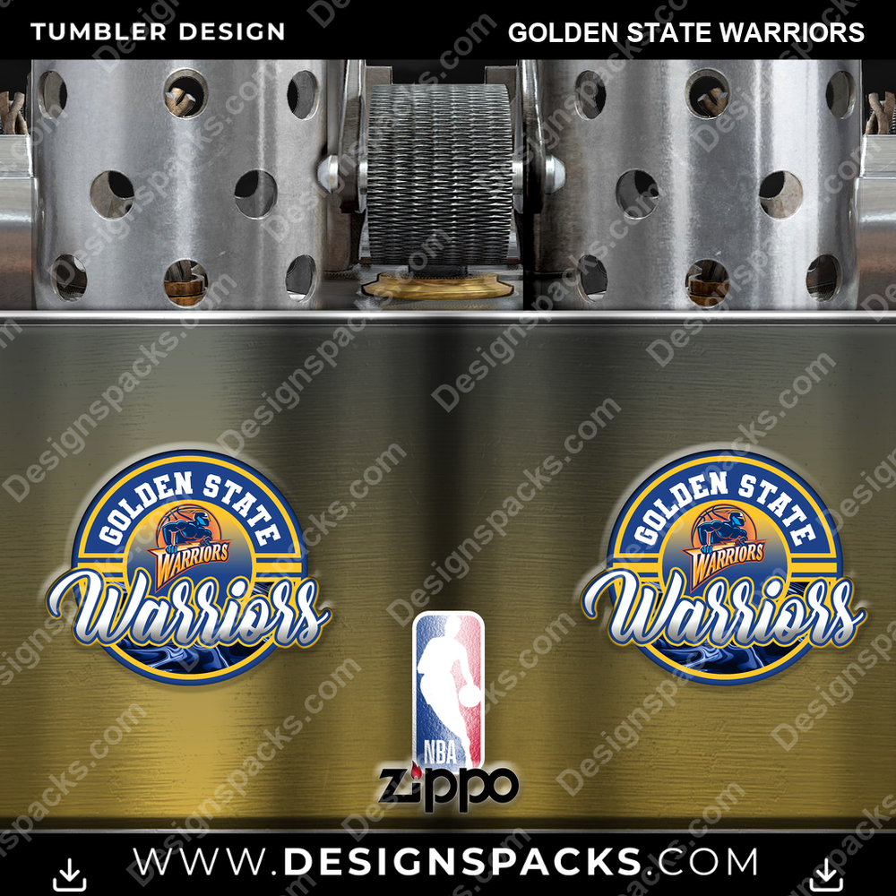 Basketball Zippo Lighter Golden State Warriors NBA Basketball Tumbler Digital Wrap Design Download