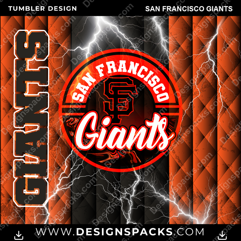 Baseballfeld San Francisco Giants Becher Digitales Wrap-Design