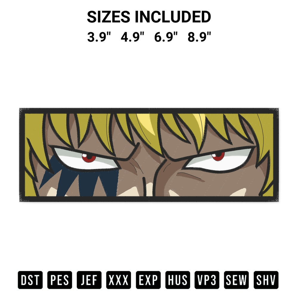 Shop the Donquixote Rosinante One Piece Embroidery Design machine embroidery pattern at Designspacks.com. Beautifully digitized for flawless stitching on any fabric. Available sizes: 3.9", 4.9", 6.9", 8.9".