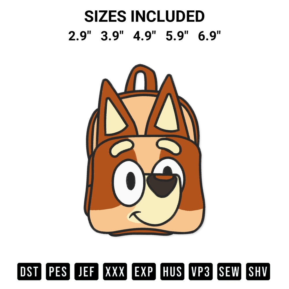 Create amazing crafts with the Bingo School Backpack Embroidery Design embroidery file. High-quality digital download from Designspacks.com, perfect for beginners and pros. Available sizes: 2.9", 3.9", 4.9", 5.9", 6.9".