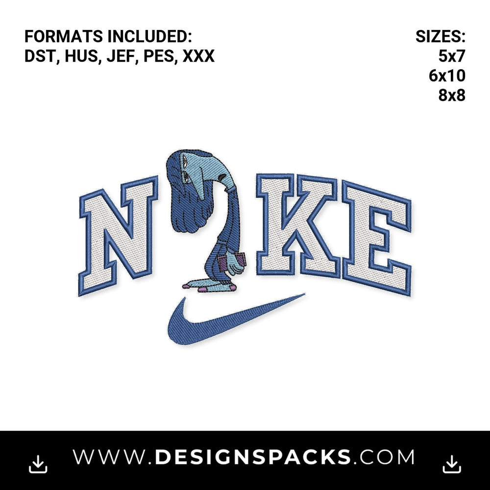 Ennui Inside Out 2 Nike Swoosh Embroidery Design - Instant digital download pattern at Designspacks.com