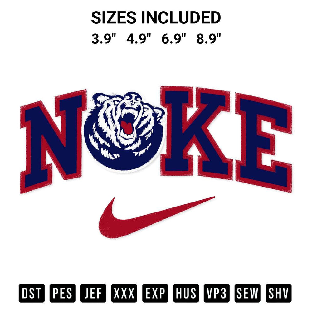 Looking for the perfect pattern? Download the Belmont Bruins X Nike Embroidery Design embroidery design today at Designspacks.com. Crisp, clean stitching guaranteed. Available sizes: 3.9", 4.9", 6.9", 8.9".