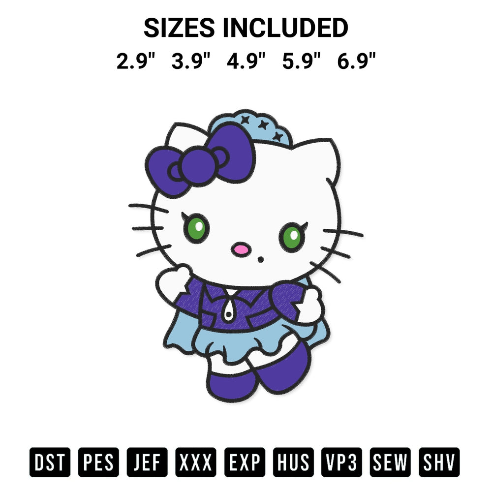 Create amazing crafts with the Tiffany Kitty Halloween Embroidery Design embroidery file. High-quality digital download from Designspacks.com, perfect for beginners and pros. Available sizes: 2.9", 3.9", 4.9", 5.9", 6.9".