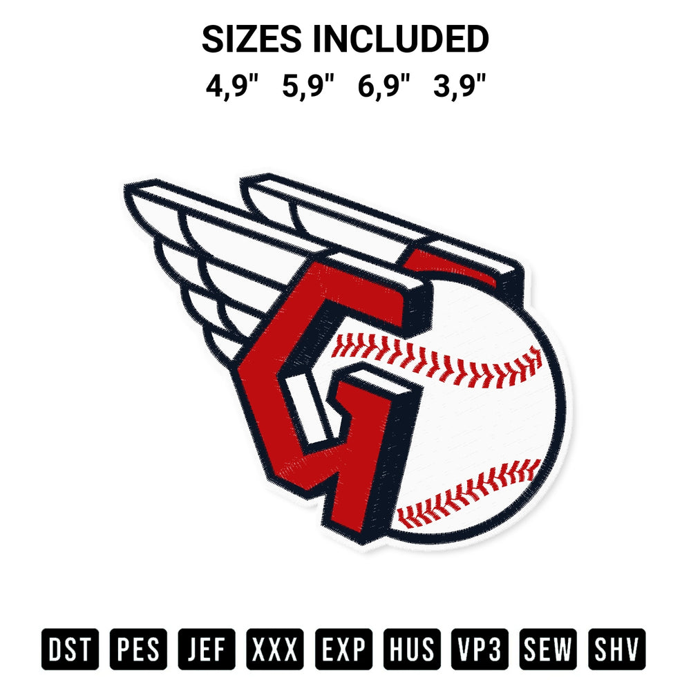 Elevate your next project with our Mlb Cleveland Guardians Logo Embroidery Design embroidery file. Shop high-quality digital patterns instantly at Designspacks.com. Available sizes: 4,9", 5,9", 6,9", 3,9".