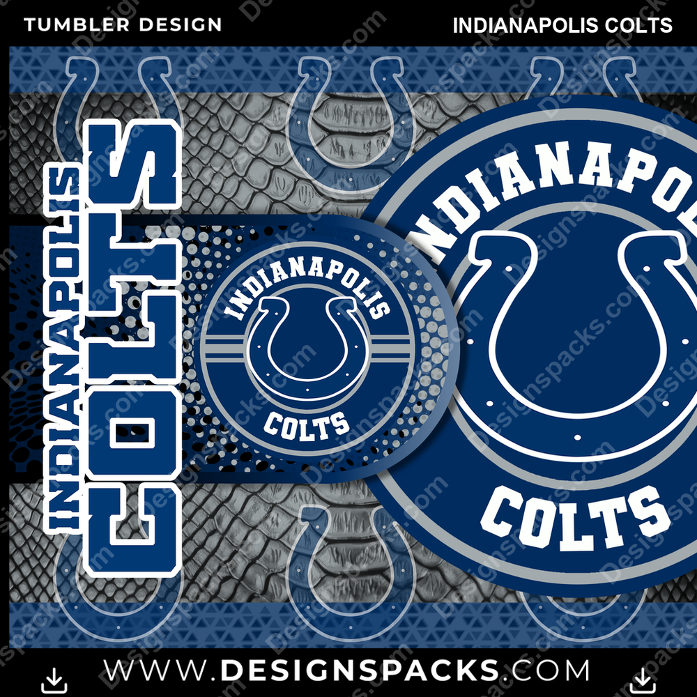 Football Hyper Indianapolis Colts Becher Digitales Wrap-Design