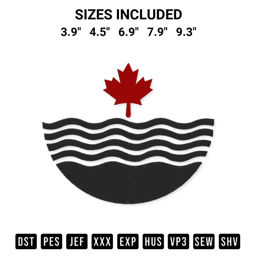 Looking for the perfect pattern? Download the Scarborough Yute Wave Embroidery Design embroidery design today at Designspacks.com. Crisp, clean stitching guaranteed. Available sizes: 3.9", 4.5", 6.9", 7.9", 9.3".
