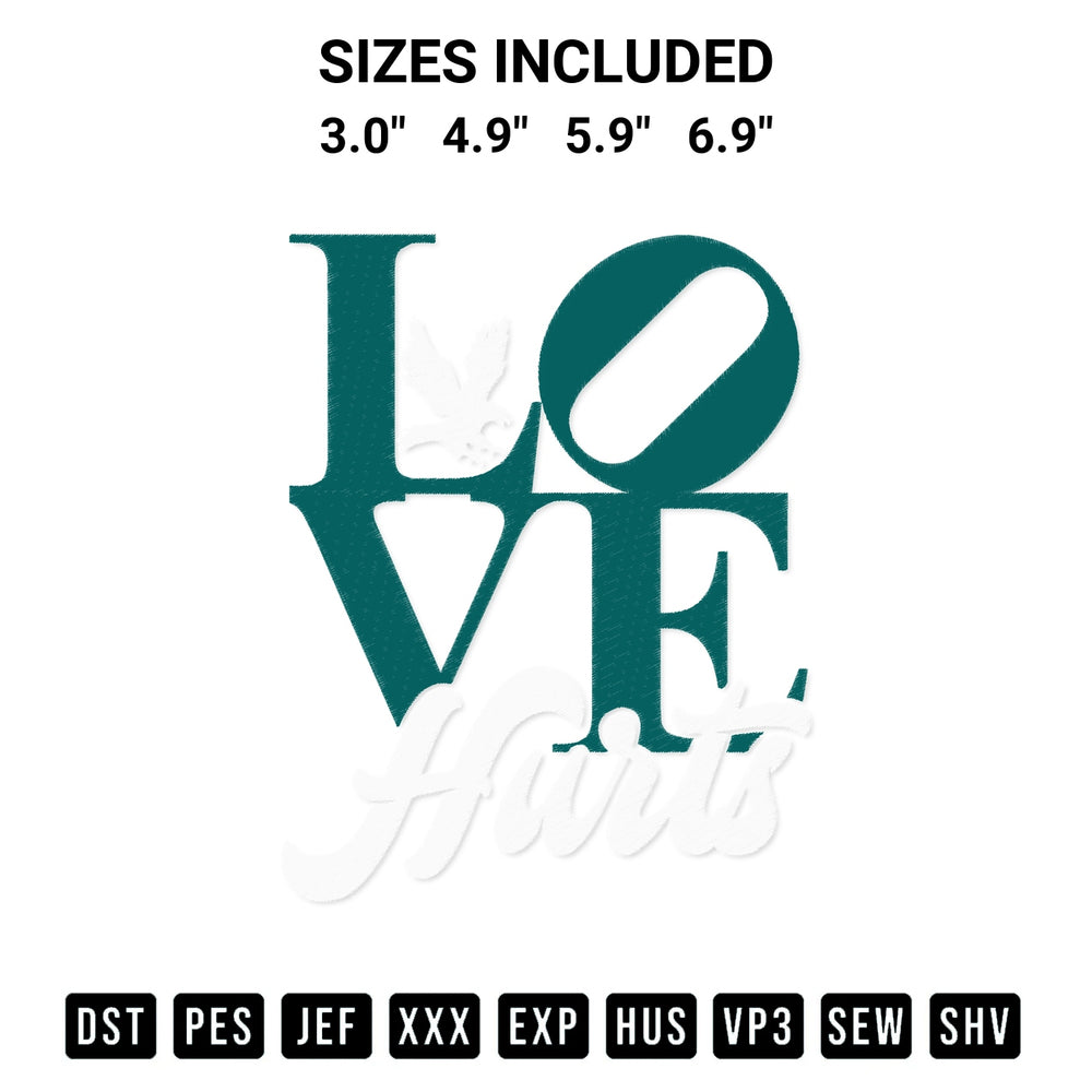 Shop the Hurts So Good Eagles Fan Love Hurts Eagles Fan Vintage Embroidery Design machine embroidery pattern at Designspacks.com. Beautifully digitized for flawless stitching on any fabric. Available sizes: 3.0", 4.9", 5.9", 6.9".