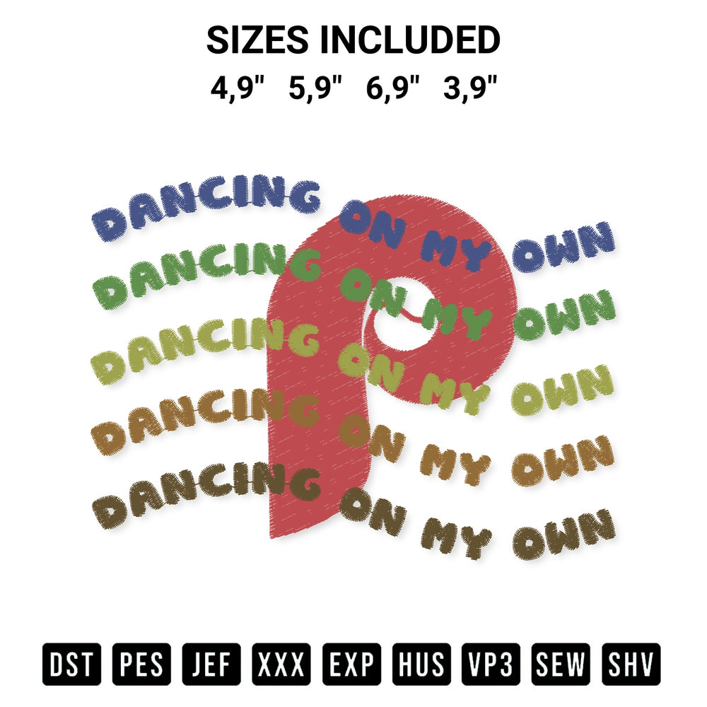 Looking for the perfect pattern? Download the Philadelphia Phillies Dancing On My Own Gift For Family And Friends Logo Embroidery Design embroidery design today at Designspacks.com. Crisp, clean stitching guaranteed. Available sizes: 4,9", 5,9", 6,9", 3,9".