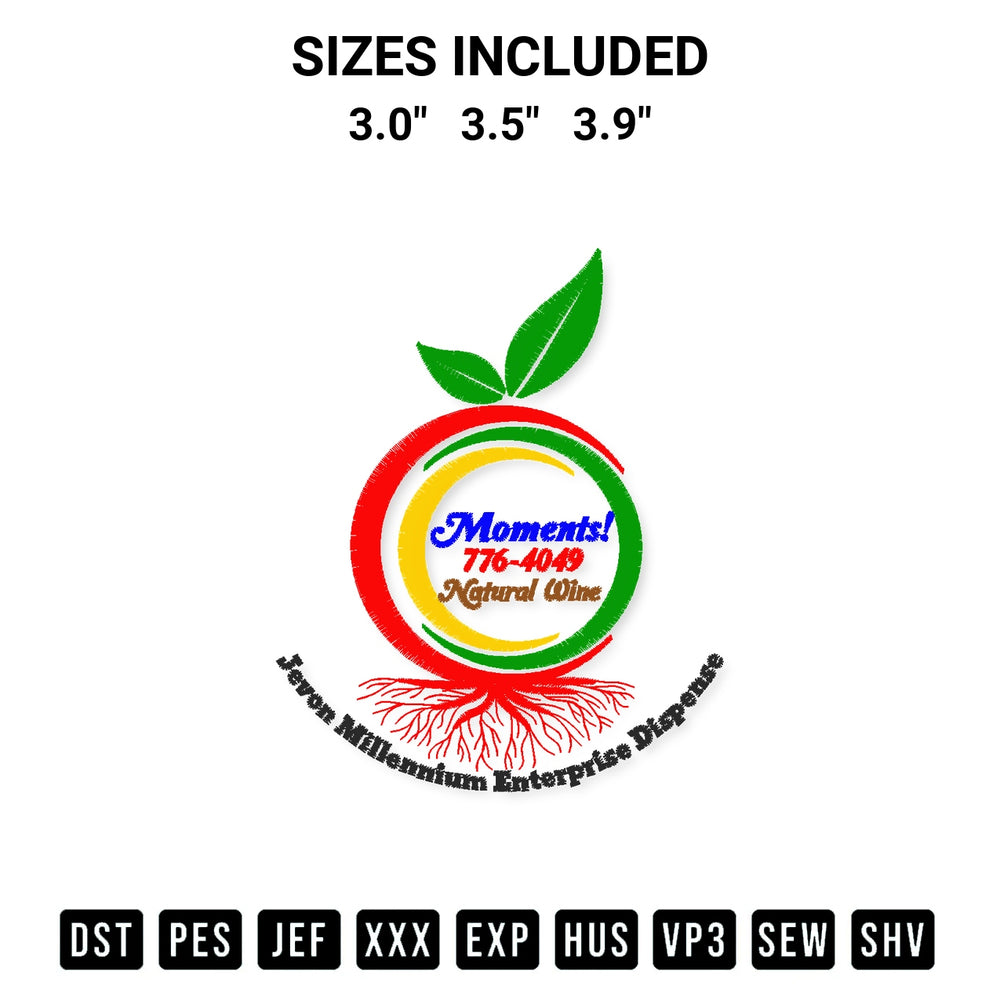 Download the Jevon Millennium Enterprise Dispense 776 4049 Embroidery Design machine embroidery design exclusively at Designspacks.com. Premium digitized pattern for apparel and DIY crafts. Available sizes: 3.0", 3.5", 3.9".