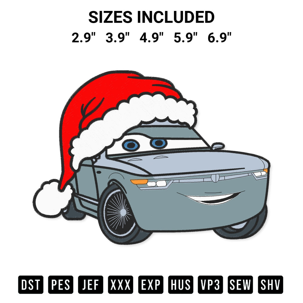 Add a unique touch to your apparel with the Sterling Cars Christmas Embroidery Design embroidery file. Premium instant download available now on Designspacks.com. Available sizes: 2.9", 3.9", 4.9", 5.9", 6.9".