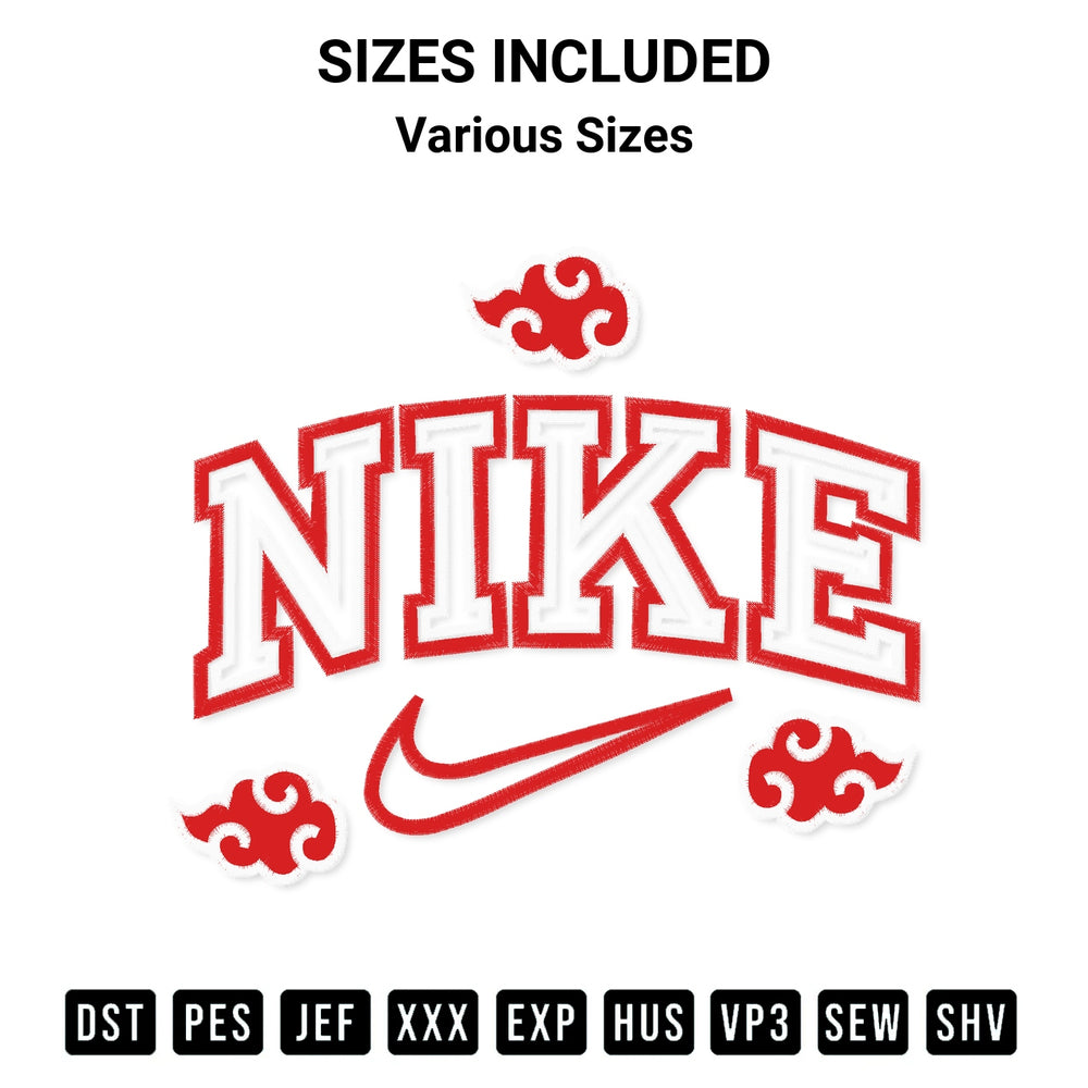 Stitch like a pro with the Nike Naruto Logo Embroidery Design embroidery pattern from Designspacks.com. High-quality digital machine embroidery file. Available sizes: Various Sizes.
