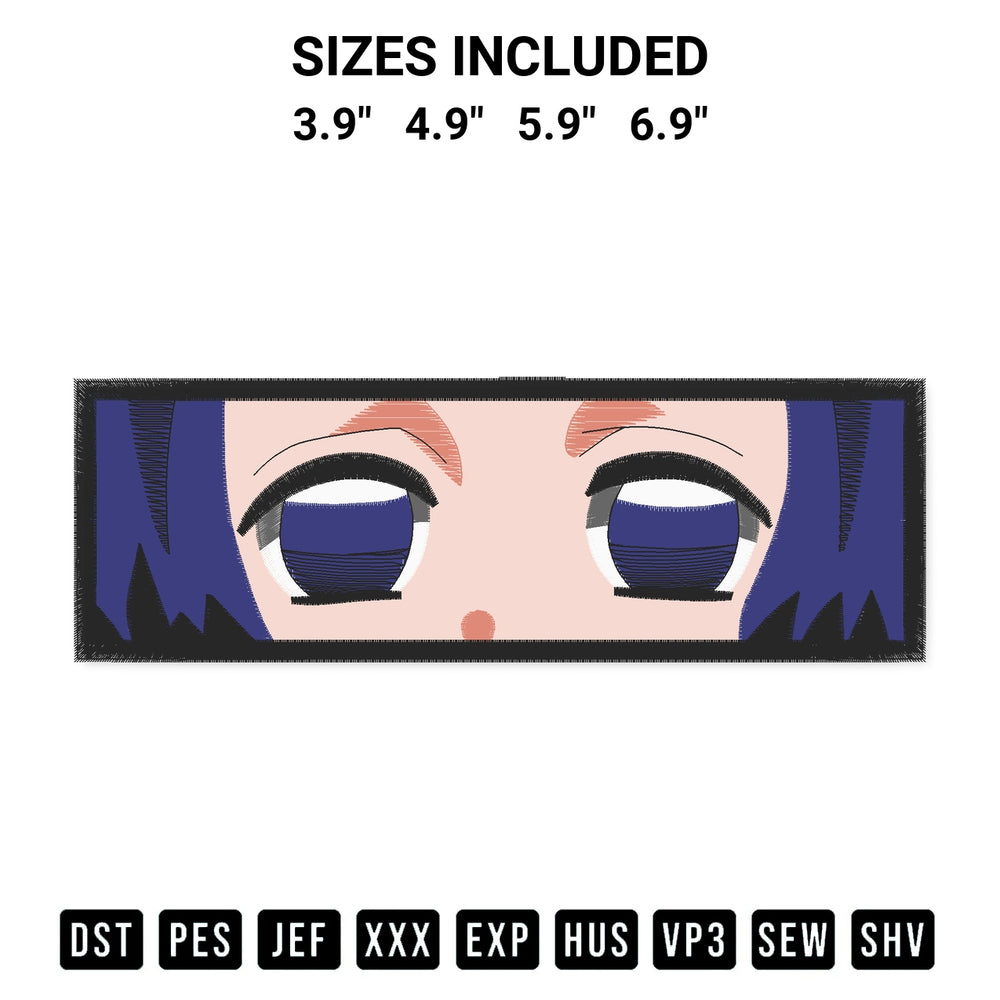 Get the Shinobu Eyes Embroidery Design embroidery design for your custom crafts! Premium digitized files available for instant download at Designspacks.com. Available sizes: 3.9", 4.9", 5.9", 6.9".