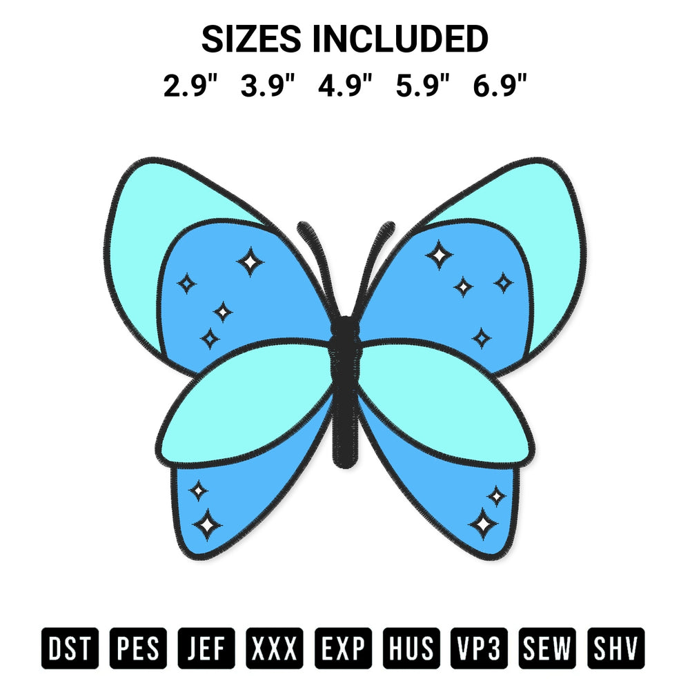 Discover the perfect addition to your crafting collection: Cinderella Princess Butterfly Embroidery Design embroidery file. Instantly available at Designspacks.com. Available sizes: 2.9", 3.9", 4.9", 5.9", 6.9".