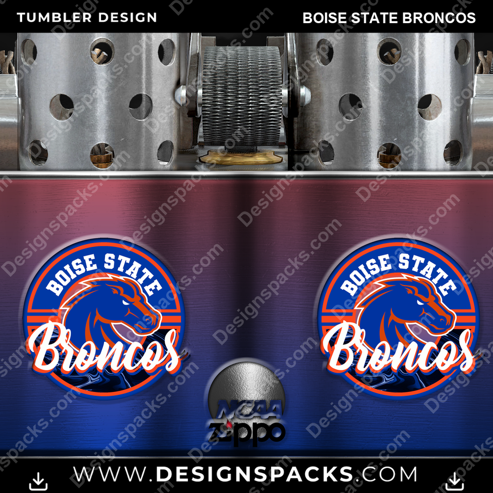 College Sport Zippo Lighter Boise State Broncos NCAA College Sport Tumbler Digital Wrap Design Download