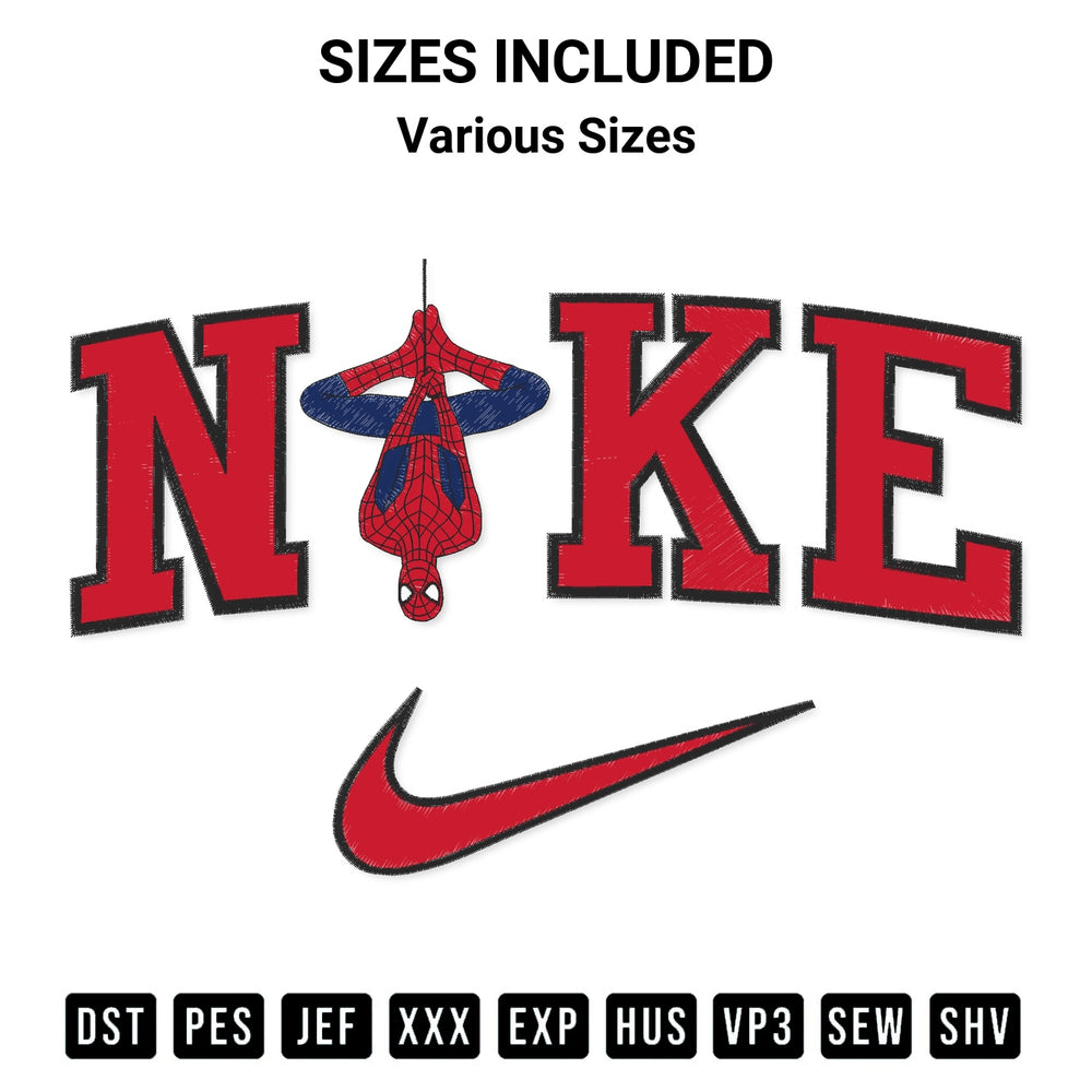 Looking for the perfect pattern? Download the Sprider Man Nike Embroidery Design embroidery design today at Designspacks.com. Crisp, clean stitching guaranteed. Available sizes: Various Sizes.